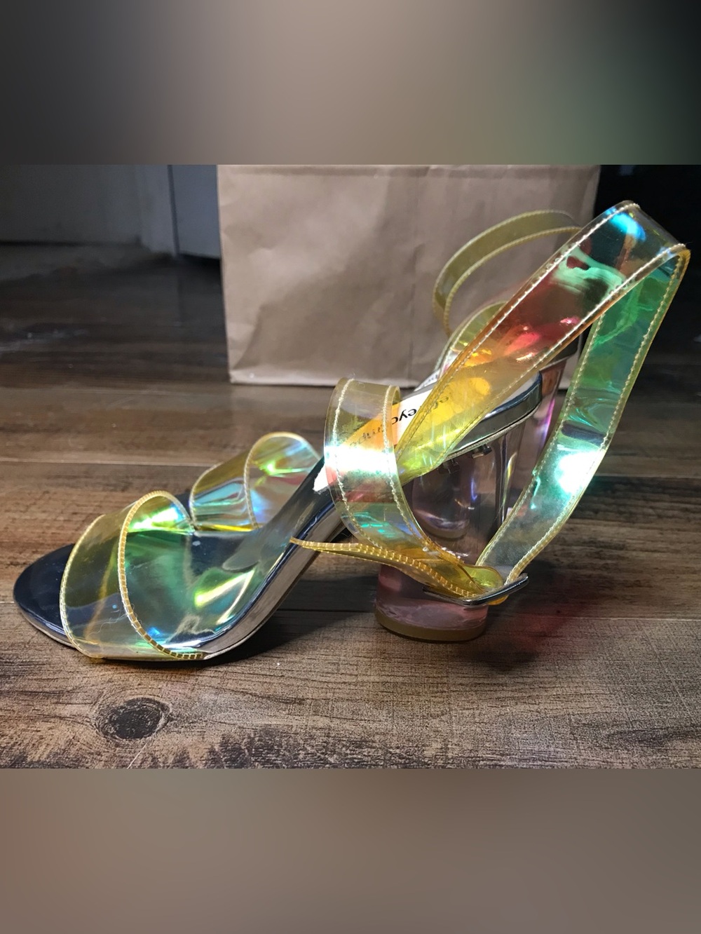 Jeffrey Campbell Holographic high heels